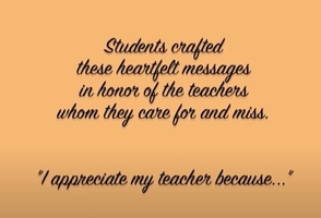 Teacher Appreciation Week From a Distance